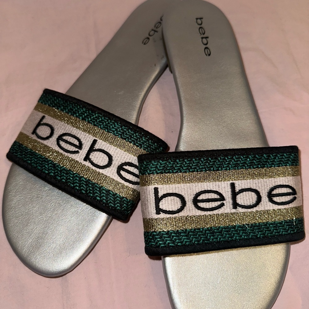 BEBE Women's Slide Sandals
